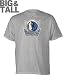 Dallas Mavericks Big & Tall Primary Logo T-Shirt - Grey