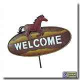 Horse Metal Welcome Stake