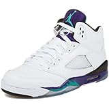 Air Jordan 5 Retro (GS) Grapes (White/New Emerald-Grp Ice-Blk)