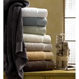 Turkishtowels Organika Collection 600 gsm 100% Cotton 6 Piece Towel Set (2 Bath Towel, 2 Hand Towel,2 Wash Cloth)