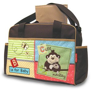 Fisher-Price Luv U Zoo Diaper Bag, Brown