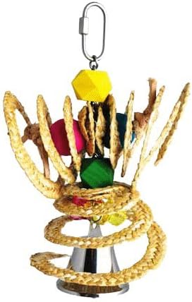 Crazy Swirls Bird Toy for Parrots - Small