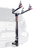 Allen Sports Deluxe 2-Bike Hitch Mount Rack with 1-2 Inch Receiver, Silver/Black
