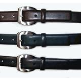 Classic Women's Leather Dress Belt by Sarah B Studio