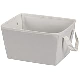 Household Essentials 311000 Tapered Bin - Small - Natural Canvas