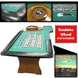 94 Inch Roulette Table with Padded Armrest - Casino Supplies > Tables > Casino Grade Tables