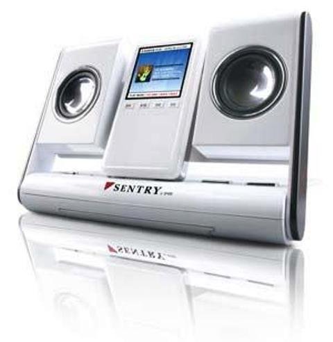 'Fold-and-Go' Portable Amplified Speaker System for MP3, iPod - Includes AC Power Adapter