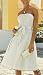 APART Bandeau-Kleid Hochzeitskleid creme 40