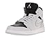 Nike Air Jordan 1 MID Sneaker Light Gray/Black/Silver/White, EU Shoe Size:EUR 43, Color:Light Grey