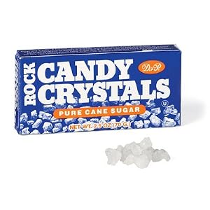 White Rock Candy Crystals Box:24 Count by Dryden & Palmer