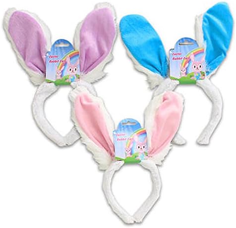 Easter Bunny Ears - Plush Rabbit Ears - 1 Assorted Color