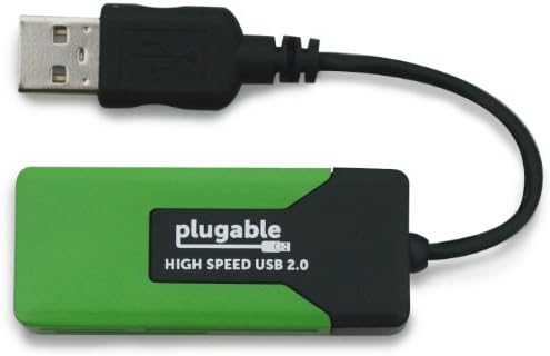 Plugable USB 2.0 Flash Memory Card Reader for Windows, Mac, Linux, and Certain Android Systems - Supports SD cards (SDHC, Mini SD, Micro SD / T-Flash, etc) and MS, MS Pro Duo, MMC, More