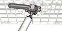 Magma LeveLock All-Angle Adjustable Fish Rod Holder Mount (Gourmet Series Grills Only)