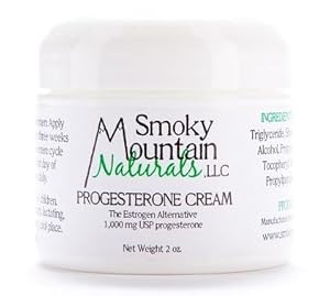 Natural Progesterone Cream 1,000 Mg. USP (For Wrinkles, Hot Flashes, Mood Swings, Vaginal Dryness and Other Effects of Menopause)