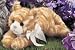 Purrs 14 Striped Orange Tabby Kitty Cat Plush Stuffed Animal Gift By Bearington