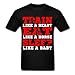 Spreadshirt Men's Train Like a Beast T-Shirt