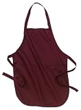 Port Authority 30 inch Pocket Apron (A500) Adjustable Neck Strap Full-Length with Pockets Available in 10 Colors