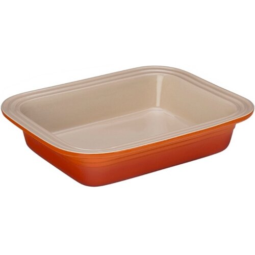 Le Creuset Stoneware Deep Dish Baker, 2.3 Quart - Flame