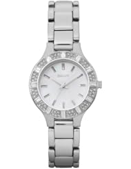 DKNY Glitz Mother-of-Pearl Dial Womens Watch #NY8485