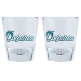 NFL Miami Dolphins Boelter Shot Glasses 2-pack