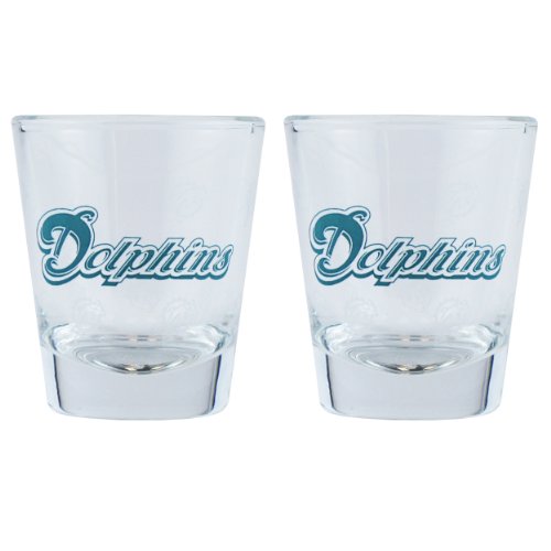 NFL Miami Dolphins Boelter Shot Glasses 2-pack