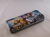 Transformers Movie 2 Metal Pencil Case - Optimus Prime + Bumblebee (Battle mask)