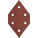 Porter-Cable 767601205 120 Grit Diamond-Shaped Hook & Loop Profile Sanding Sheets - 5 Pack