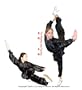 Tai Chi Kung Fu Uniform - Brandless Blk Short Sleeve / Child Sizes