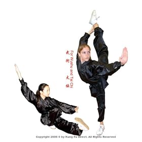 Kung Fu Tai Chi Uniform - Brandless Blk Long Sleeve