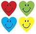 HEART SMILES SUPERSHAPE SUPERSPOTS/ SHAPES STICKERS
