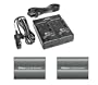 Nikon MH-19 Multi Battery AC/DC Charger with Two (2) Nikon EN-EL3e Rechargeable Li-ion Battery for Nikon D50, D70, D70s, D100, D80, D90, D200, D300s & D300 SLR Cameras