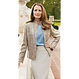 AUSTIN REED STAND COLLAR TWEED JACKET at Austin Reed