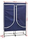 Doppel Faltschrank 172 x 115 x 45 cm Kleiderschrank Campingschrank