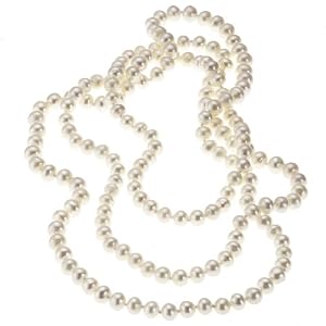 Zeeme Perles - 380050001 - Collier Femme - Perles de Culture d'eau douce - 120 cm
