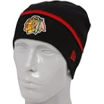 New Era Chicago Blackhawks Black Ice Rink Knit Beanie