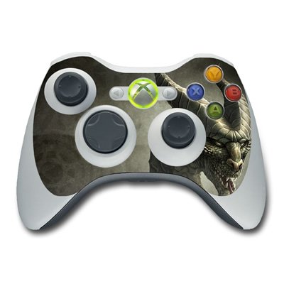 Bronze Dragon Design Skin Decal Sticker for the Xbox 360 Controller