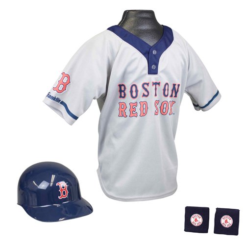 (BSS) - Franklin Sports - Boston Red Sox MLB Youth Helmet and Jersey Set