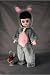 Living Dead Dolls 10th Anniversary UK Eggzorcist Grey Variant Goth Doll