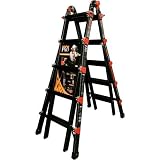 Little Giant Black PRO 10103BP 22' Extension Ladder with FREE Work Platform