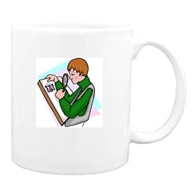Mug with man, butterfly, human, body, individuals, individual, persons, scientist,... by SHOPZEUS