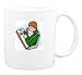 Mug with man, butterfly, human, body, individuals, individual, persons, scientist, st...