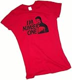 I'm Number One -- Star Trek: The Next Generation Crop Sleeve Fitted Juniors T-Shirt