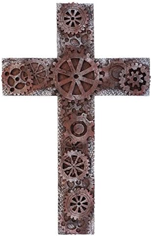 15 1/2" Montana West Gears Mechanics Wall Cross