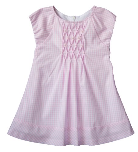 K&auml;the Kruse Baby - M&auml;dchen Kleid 11343, Gr. 74, Rosa (rosa/wei&szlig;) Preisvergleich