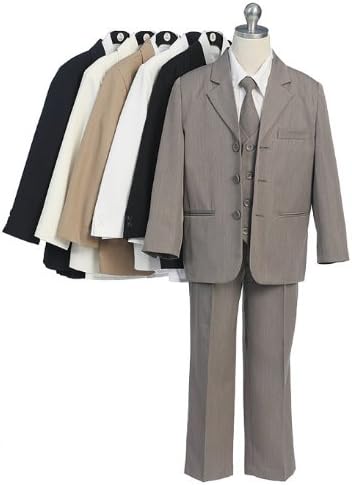 COLE Boys Suit with Shirt and Vest (5-Piece)