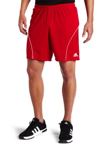 adidas Men's Striker Short, University Red, White, Large