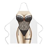 Attitude Aprons Black Lingerie Apron