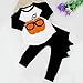 puseky Baby Boys Girls Halloween Clothes Pumpkin T-shirt and Pants Outfits Sets