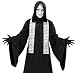 Evil Priest Scary Ghost Mime Creepy Halloween Costume Adult Standard (Jacket 44