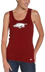 Arkansas Razorbacks Junior's Ribbed Tank Top